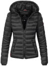 Navahoo Lulana Damen Steppjacke Übergangsjacke B650 Schwarz Größe XS - Gr. 34