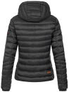 Navahoo Lulana Damen Steppjacke Übergangsjacke B650 Schwarz Größe XS - Gr. 34