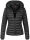 Navahoo Lulana Damen Steppjacke Übergangsjacke B650 Schwarz Größe XS - Gr. 34