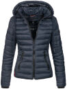 Navahoo Lulana Damen Steppjacke Übergangsjacke B650 Navy Größe XS - Gr. 34