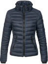 Navahoo Lulana Damen Steppjacke Übergangsjacke B650 Navy Größe XS - Gr. 34