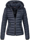 Navahoo Lulana Damen Steppjacke Übergangsjacke B650 Navy Größe L - Gr. 40