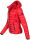 Navahoo Lulana Damen Steppjacke Übergangsjacke B650 Rot Größe XS - Gr. 34