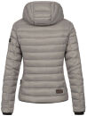 Navahoo Lulana Damen Steppjacke Übergangsjacke B650 Grau Größe XL - Gr. 42