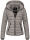 Navahoo Lulana Damen Steppjacke Übergangsjacke B650 Grau Größe XL - Gr. 42