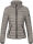 Navahoo Lulana Damen Steppjacke Übergangsjacke B650 Grau Größe XL - Gr. 42