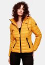 Navahoo Lulana Damen Steppjacke Übergangsjacke B650 Gelb Größe M - Gr. 38