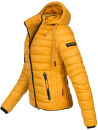Navahoo Lulana Damen Steppjacke Übergangsjacke B650 Gelb Größe XL - Gr. 42