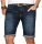 Indicode Herren Sommer Jeans Shorts kurze Hose B556 Dunkelblau Größe S - Gr. S