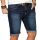Indicode Herren Sommer Jeans Shorts kurze Hose B556 Dunkelblau Größe S - Gr. S