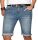 Indicode Herren Sommer Jeans Shorts kurze Hose B556 Hellblau Größe S - Gr. S