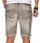 Indicode Herren Sommer Jeans Shorts kurze Hose B556 Grau Größe L - Gr. L