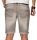 Indicode Herren Sommer Jeans Shorts kurze Hose B556 Grau Größe XL - Gr. XL