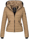 Navahoo Kimuk Damen Steppjacke B348 Camel Größe XS - Gr. 34