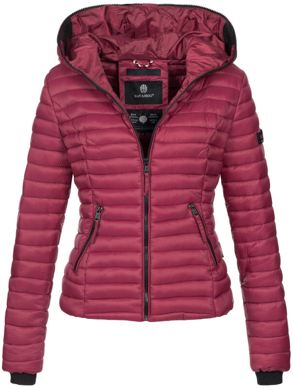 Navahoo Kimuk Damen Steppjacke B348 Bordeaux Größe XS - Gr. 34