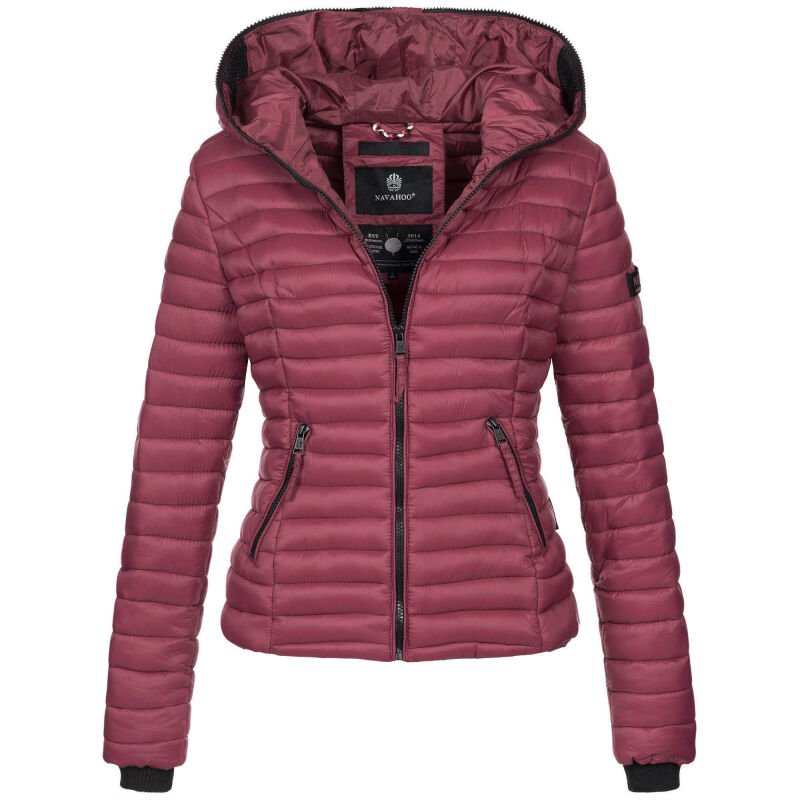 Navahoo Kimuk Damen Steppjacke B348 Bordeaux Größe S - Gr. 36