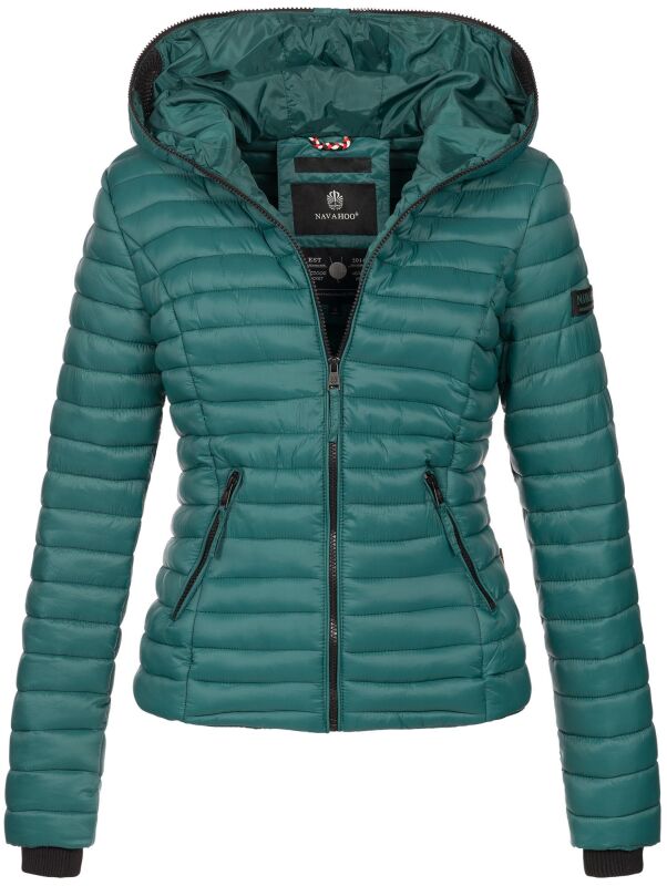 Navahoo Kimuk Damen Steppjacke B348 Deep Green Größe S - Gr. 36