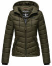 Marikoo Kuala leichte Damen Steppjacke B403 Olive Größe L - Gr. 40