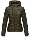 Marikoo Kuala leichte Damen Steppjacke B403 Olive Größe L - Gr. 40