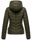 Marikoo Kuala leichte Damen Steppjacke B403 Olive Größe L - Gr. 40