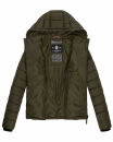 Marikoo Kuala leichte Damen Steppjacke B403 Olive Größe L - Gr. 40