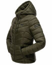 Marikoo Kuala leichte Damen Steppjacke B403 Olive Größe L - Gr. 40