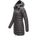 Marikoo Abendsternchen Damen Winter Jacke gesteppt B603 Anthrazit-Größe XS - Gr. 34