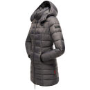 Marikoo Abendsternchen Damen Winter Jacke gesteppt B603 Anthrazit-Größe XS - Gr. 34