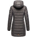 Marikoo Abendsternchen Damen Winter Jacke gesteppt B603 Anthrazit-Größe XS - Gr. 34