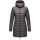 Marikoo Abendsternchen Damen Winter Jacke gesteppt B603 Anthrazit-Größe XS - Gr. 34