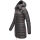Marikoo Abendsternchen Damen Winter Jacke gesteppt B603 Anthrazit-Größe XS - Gr. 34