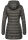 Marikoo Abendsternchen Damen Winter Jacke gesteppt B603 Anthrazit Größe S - Gr. 36