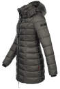 Marikoo Abendsternchen Damen Winter Jacke gesteppt B603 Anthrazit Größe XL - Gr. 42