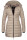 Marikoo Abendsternchen Damen Winter Jacke gesteppt B603 Taupe Größe XXL - Gr. 44