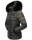 Marikoo warme Damen Winter Jacke Steppjacke B391 Anthrazit Größe XS - Gr. 34