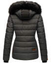 Marikoo warme Damen Winter Jacke Steppjacke B391 Anthrazit Größe M - Gr. 38