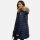 Marikoo Rose Damen Winter Jacke gesteppt lang B647 Navy-Größe S - Gr. 36