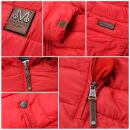 Marikoo Rose Damen Winter Jacke gesteppt lang B647 Anthrazit Größe XS - Gr. 34