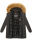 Marikoo Damen Winter Jacke Parka warm gefüttert B362 Anthrazit Größe XS - Gr. 34