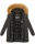 Marikoo Damen Winter Jacke Parka warm gefüttert B362 Anthrazit Größe XL - Gr. 42