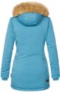 Marikoo Damen Winter Jacke Parka warm gefüttert B362 Light Blue Größe XS - Gr. 34