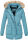 Navahoo Schneeengel Damen Winter Jacke warm gefüttert mit Kapuze B612 Light Blue Größe M - Gr. 38