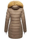 Navahoo Damen Winter Jacke Steppjacke warm gefüttert B374 Taupe Größe XS - Gr. 34