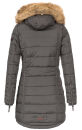 Navahoo Damen Winter Jacke Steppjacke warm gefüttert B374 Anthrazit Größe XS - Gr. 34