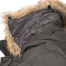 Navahoo Damen Winter Jacke Steppjacke warm gefüttert B374 Anthrazit Größe XS - Gr. 34