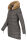 Navahoo Damen Winter Jacke Steppjacke warm gefüttert B374 Anthrazit Größe XS - Gr. 34