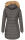 Navahoo Damen Winter Jacke Steppjacke warm gefüttert B374 Anthrazit Größe XS - Gr. 34