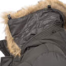 Navahoo Damen Winter Jacke Steppjacke warm gefüttert B374 Anthrazit Größe S - Gr. 36