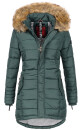 Navahoo Damen Winter Jacke Steppjacke warm gefüttert B374 Forest Green Größe XS - Gr. 34