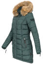 Navahoo Damen Winter Jacke Steppjacke warm gefüttert B374 Forest Green Größe XS - Gr. 34
